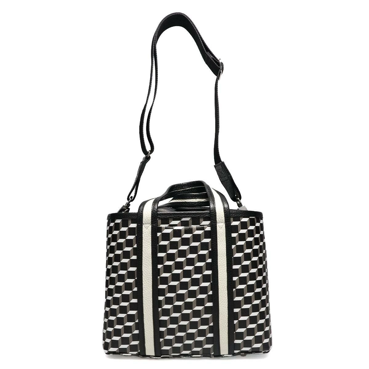  ピエールアルディ バッグ ミニトートバッグ ブラック ホワイト PIERRE HARDY pv05tps26canccf 5