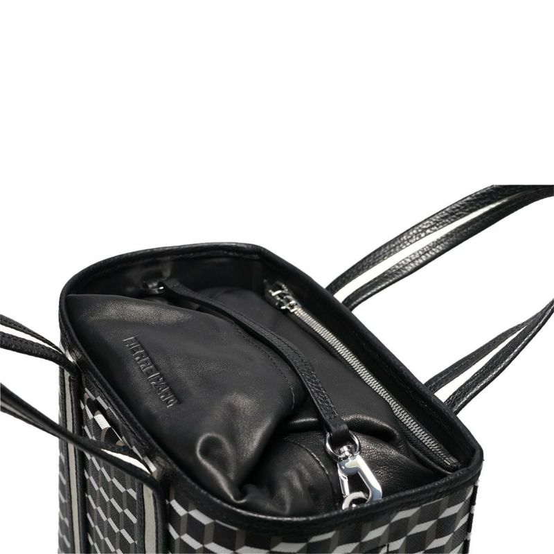  ピエールアルディ バッグ ミニトートバッグ ブラック ホワイト PIERRE HARDY pv05tps26canccf 7