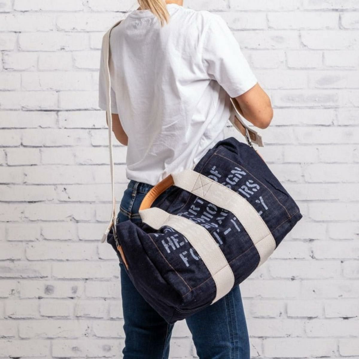 マニコミオ デザイン バッグ 38デニム イタリア製 MANIKOMIO DSGN zzmnk-38aden　2