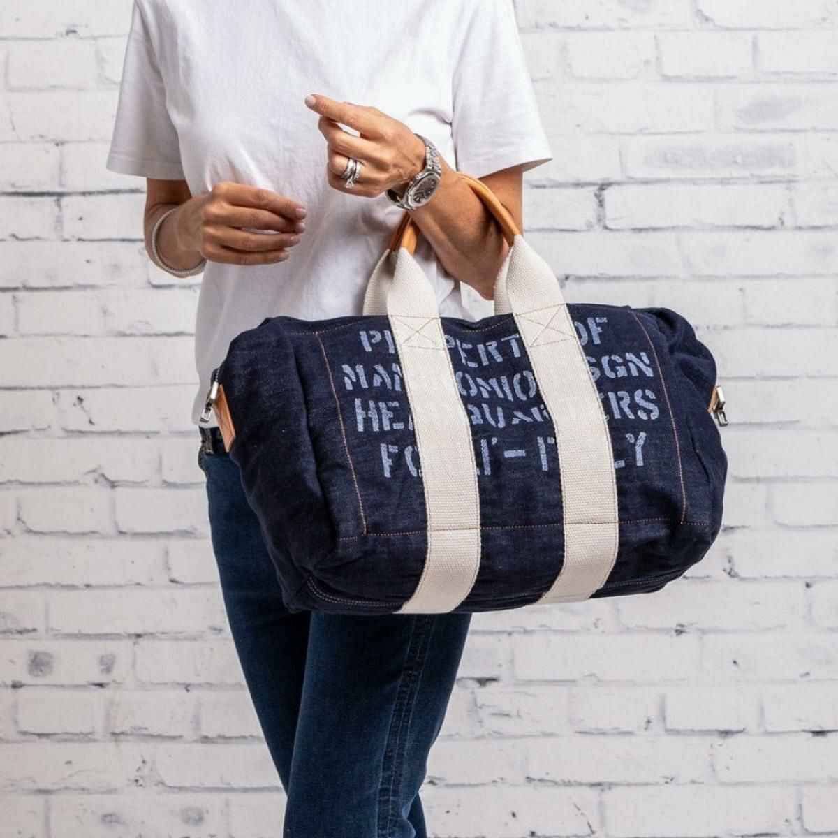 マニコミオ デザイン バッグ 38デニム イタリア製 MANIKOMIO DSGN zzmnk-38aden　3