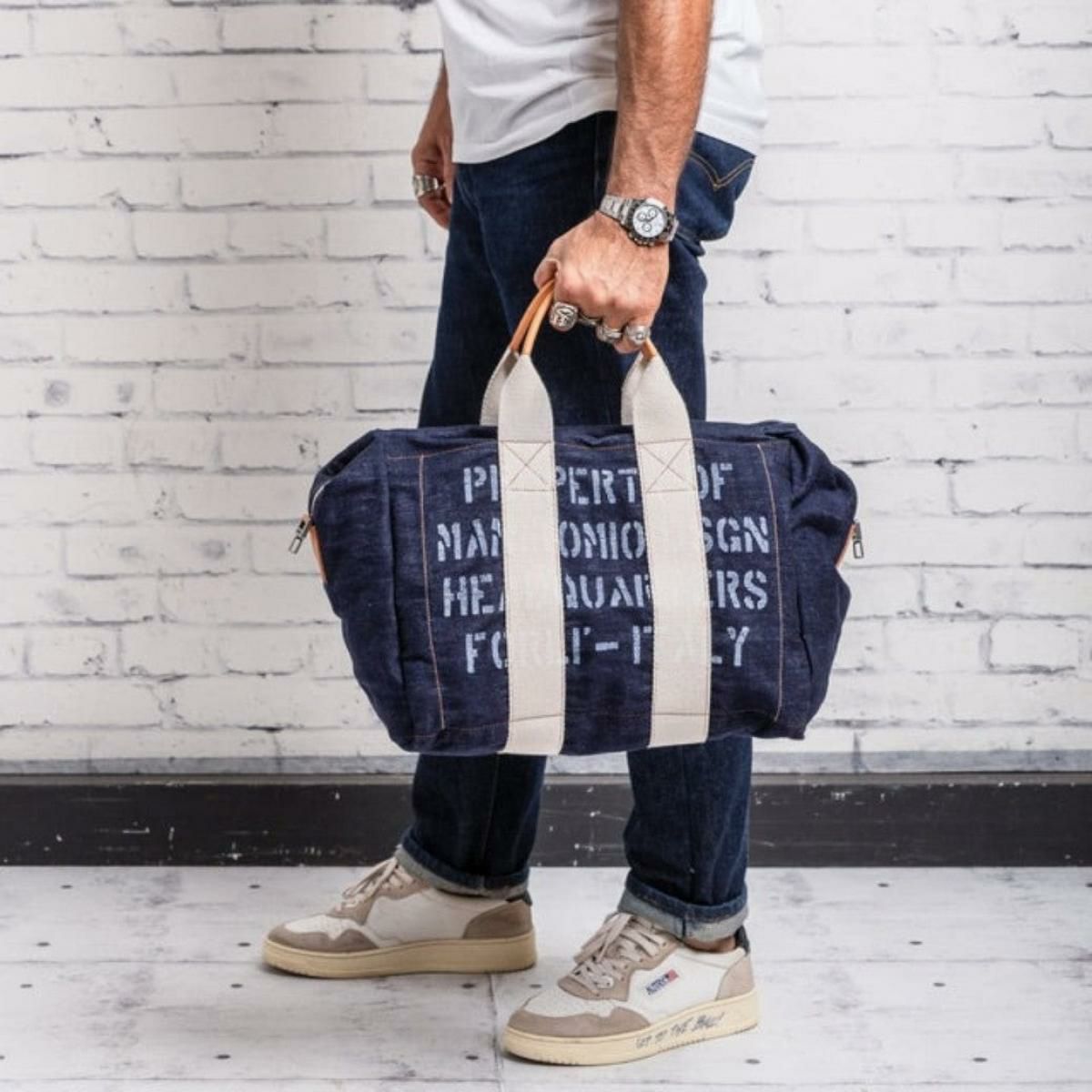 マニコミオ デザイン バッグ 38デニム イタリア製 MANIKOMIO DSGN zzmnk-38aden　4