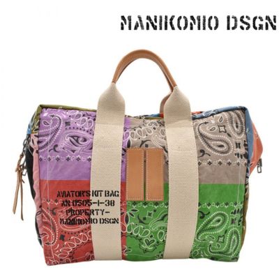バッグ manamana マニコミオ デザイン バッグ 38ヘリテージオローナコットン バンダナ