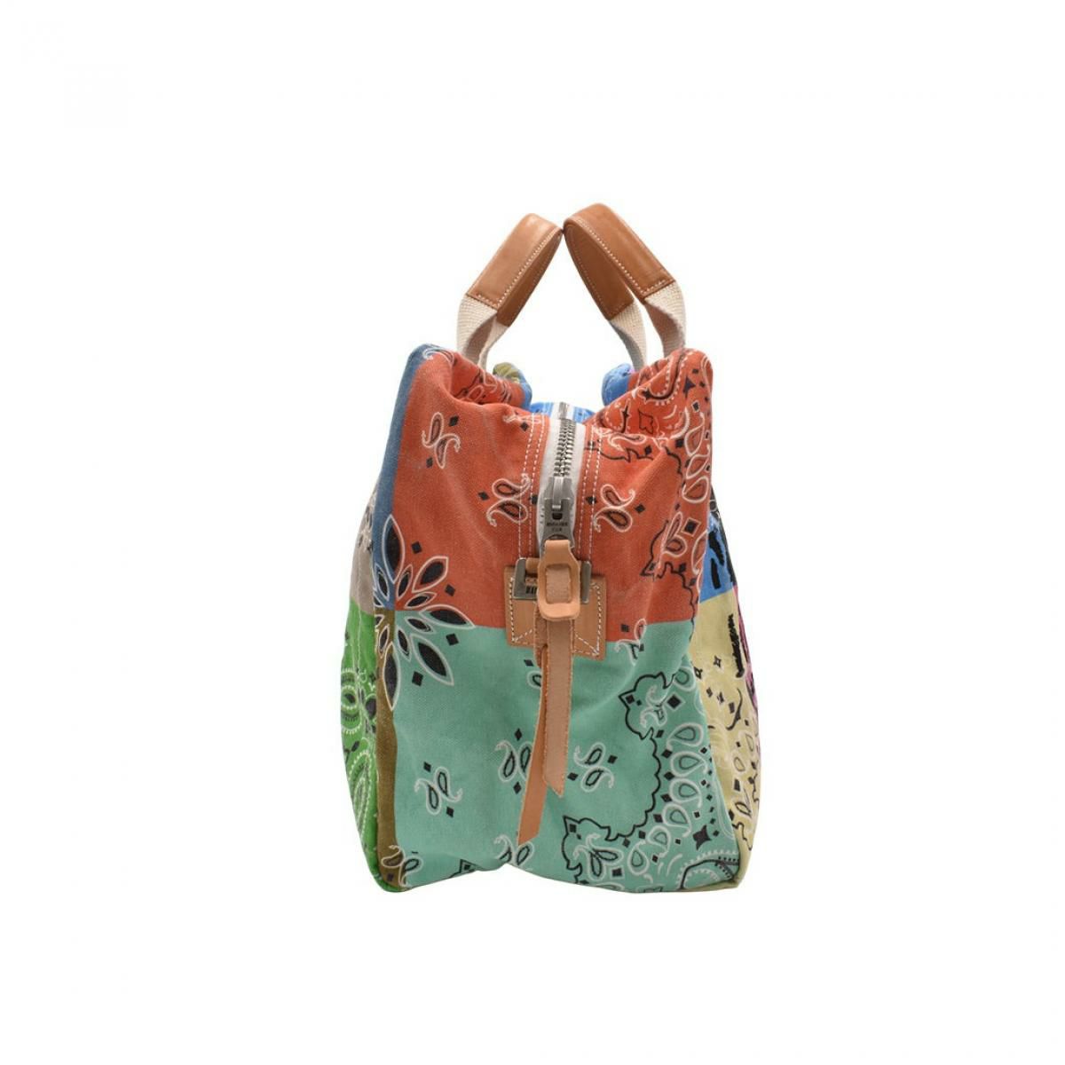 マニコミオ デザイン バッグ 38ヘリテージオローナコットン バンダナ イタリア製 MANIKOMIO DSGN zzmnk-38ahoc　3