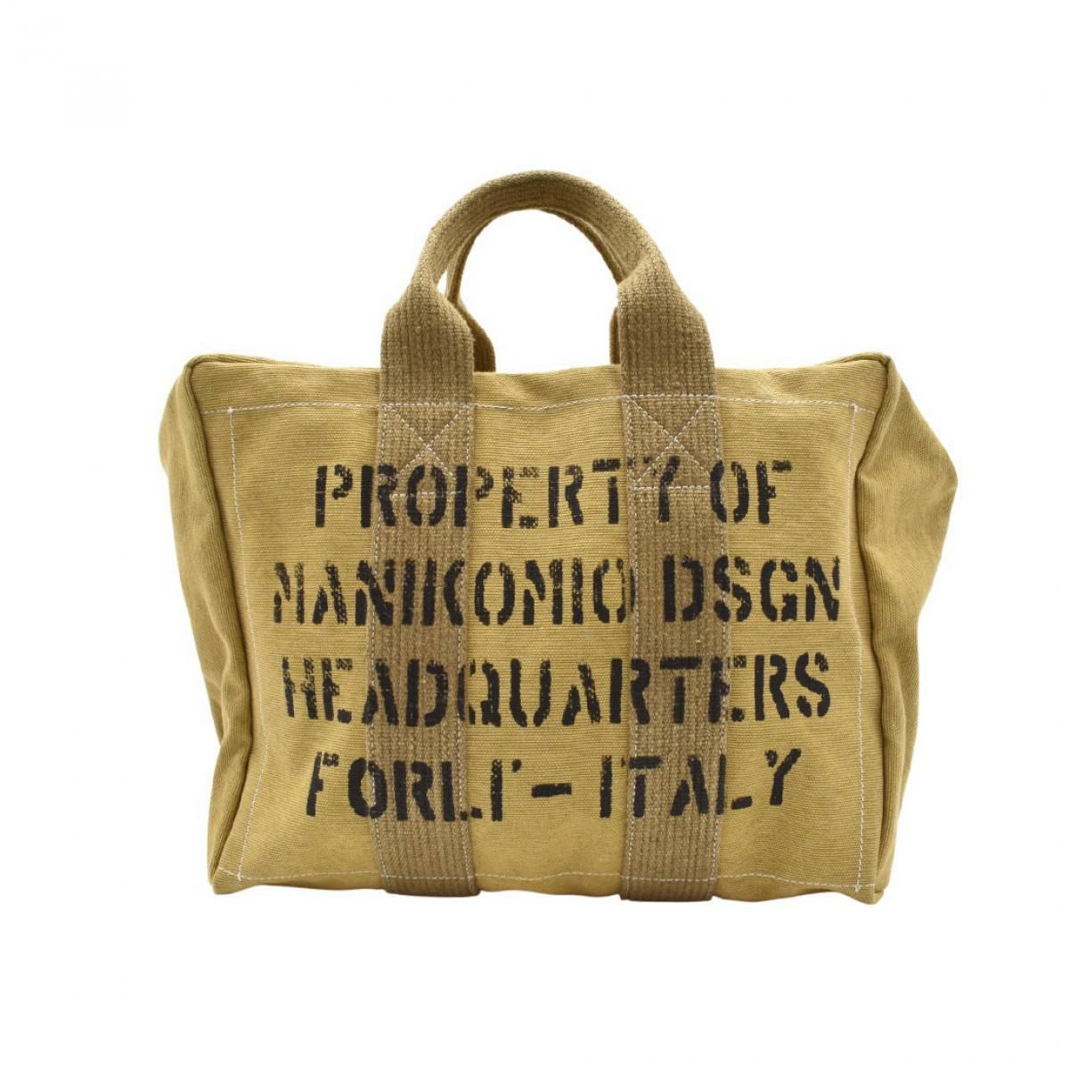 マニコミオ デザイン バッグ 38ニューテントキャンプ サンド イタリア製 MANIKOMIO DSGN zzmnk-38antc 2