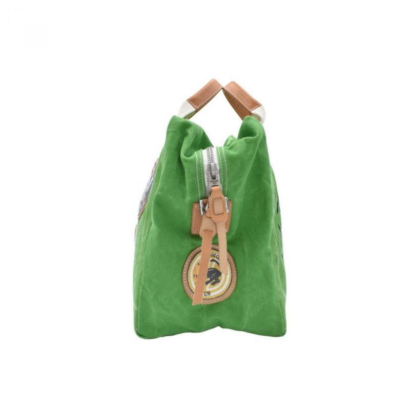 マニコミオ デザイン バッグ 38パッチヘリテージオローナコットン イタリア製 MANIKOMIO DSGN zzmnk-38phoc　6