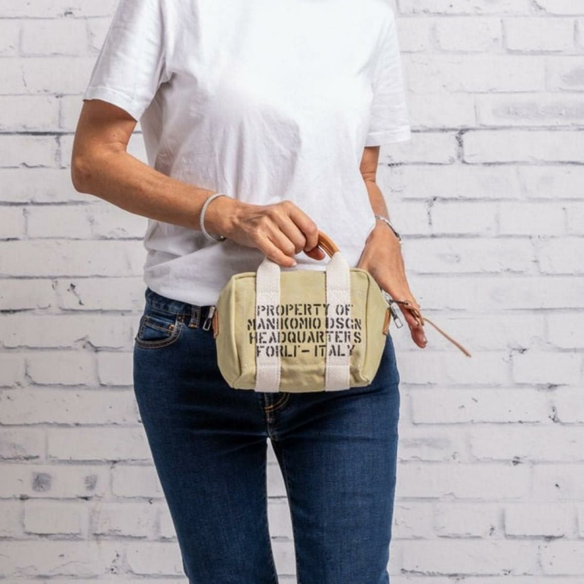 マニコミオ デザイン バッグ BBヘリテージオローナコットン イタリア製 MANIKOMIO DSGN zzmnk-bbahoc　4
