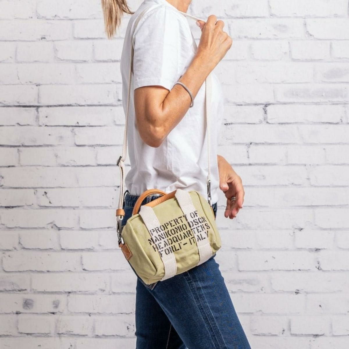 マニコミオ デザイン バッグ BBヘリテージオローナコットン イタリア製 MANIKOMIO DSGN zzmnk-bbahoc　5