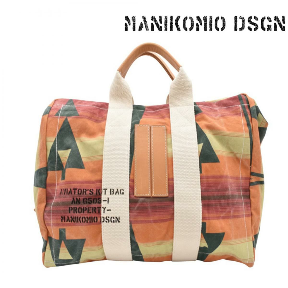 マニコミオ デザイン バッグ アイコンヘリテージオローナコットン イタリア製 MANIKOMIO DSGN zzmnk-icohoc　3