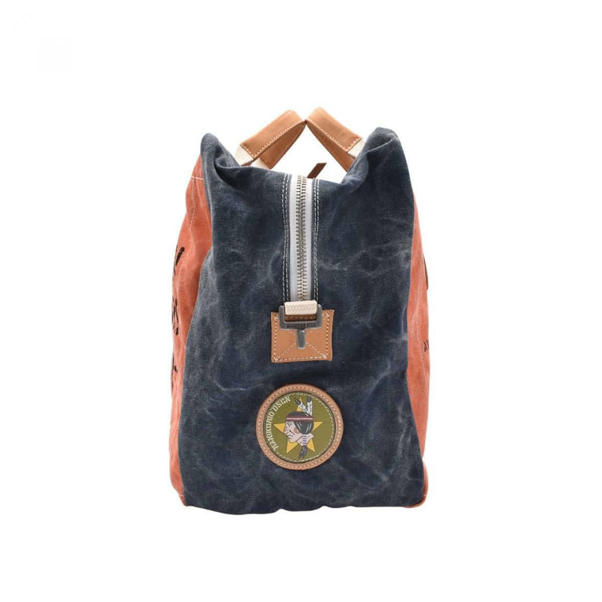 マニコミオ デザイン バッグ アイコンパッチヘリテージオローナコットン イタリア製 MANIKOMIO DSGN zzmnk-icphoc　6