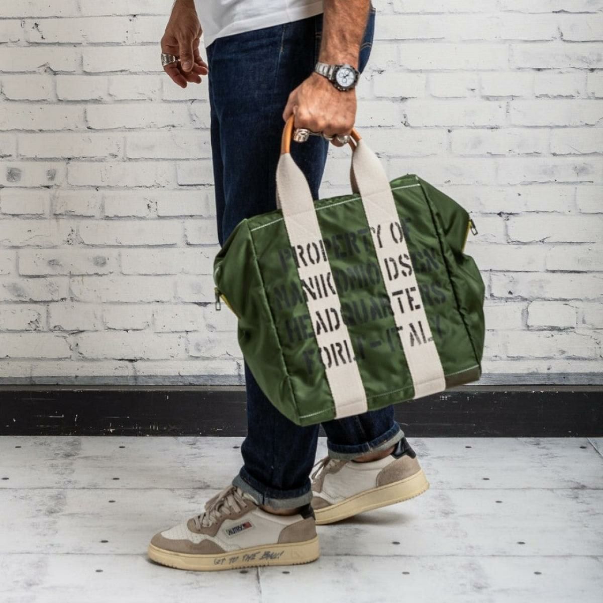  マニコミオ デザイン バッグ TTフライベラナイロン アーミー ブラック ネイビー イタリア製 MANIKOMIO DSGN zzmnk-ttafvn　6