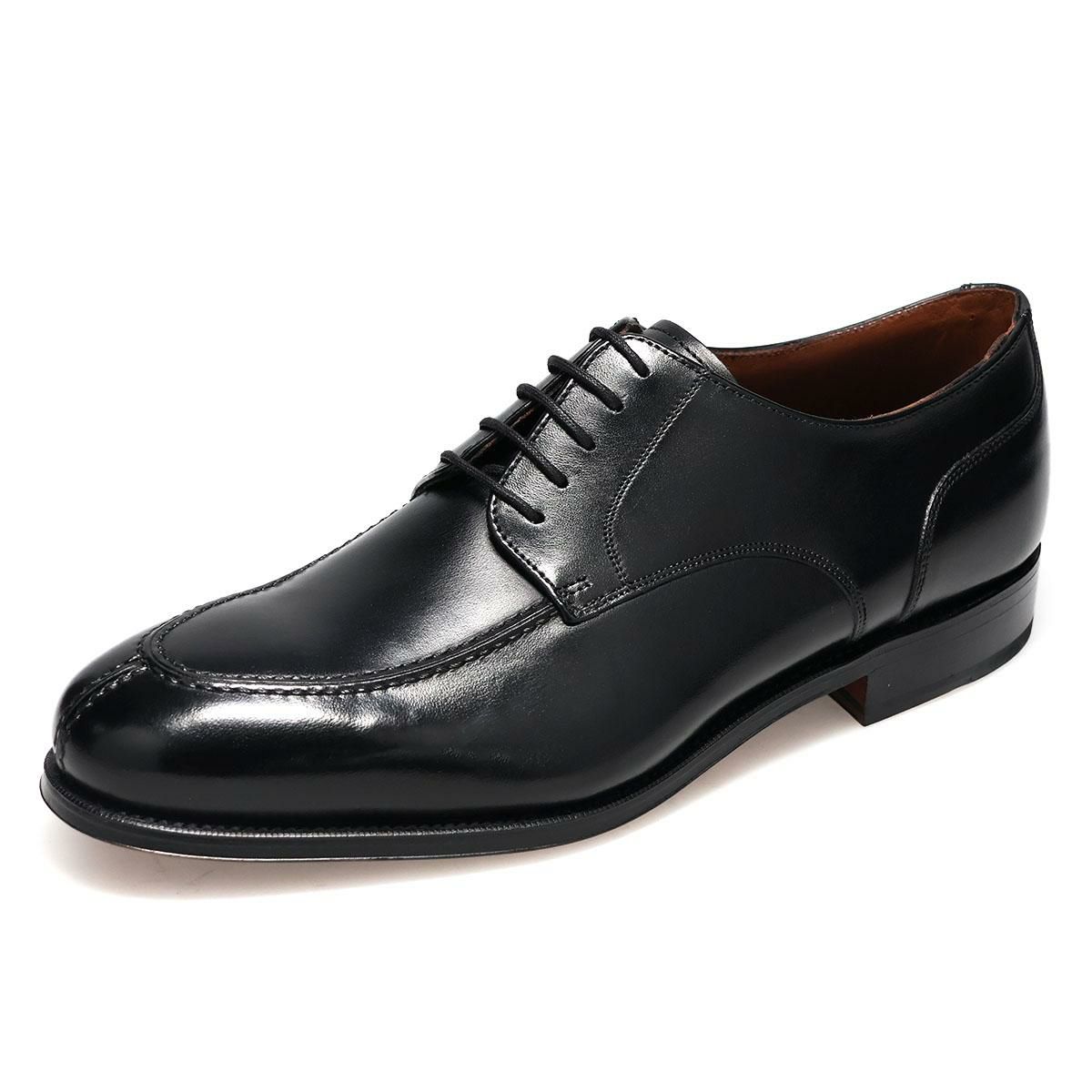  ジェイ・エー・ラミス メンズ ドレスシューズ 外羽根Uチップ ブラック J.A.RAMIS ja-516　5