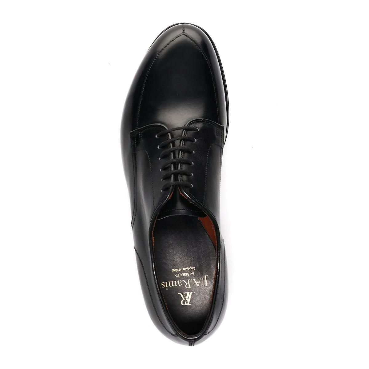 ジェイ・エー・ラミス メンズ ドレスシューズ 外羽根Vチップ ブラック J.A.RAMIS ja-517　7