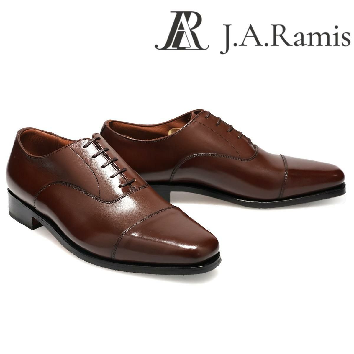 ジェイ・エー・ラミス メンズ ドレスシューズ 内羽根ストレートチップ J.A.RAMIS ja-519　2