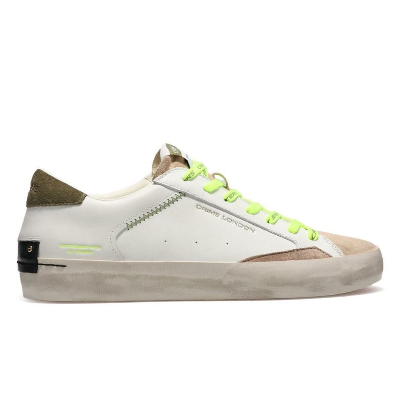  クライムロンドン メンズ スニーカー ディストレスト イタリア製 CRIME LONDON