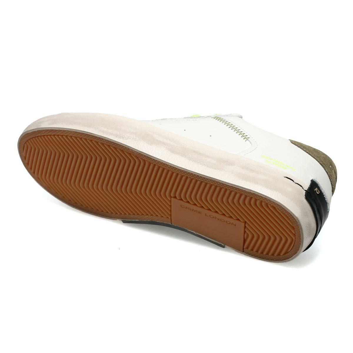  クライムロンドン メンズ スニーカー ディストレスト イタリア製 CRIME LONDON