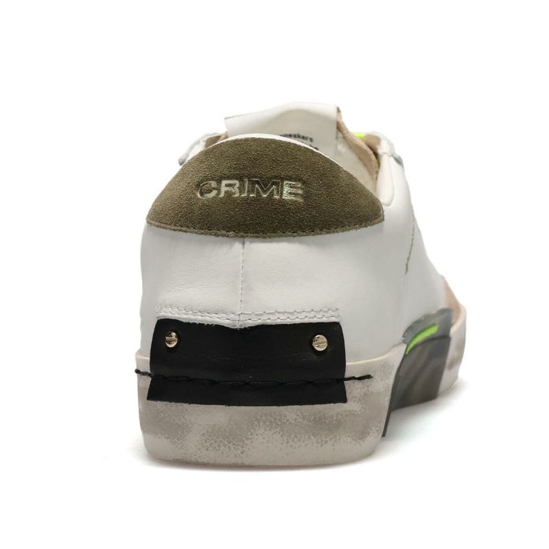  クライムロンドン メンズ スニーカー ディストレスト イタリア製 CRIME LONDON