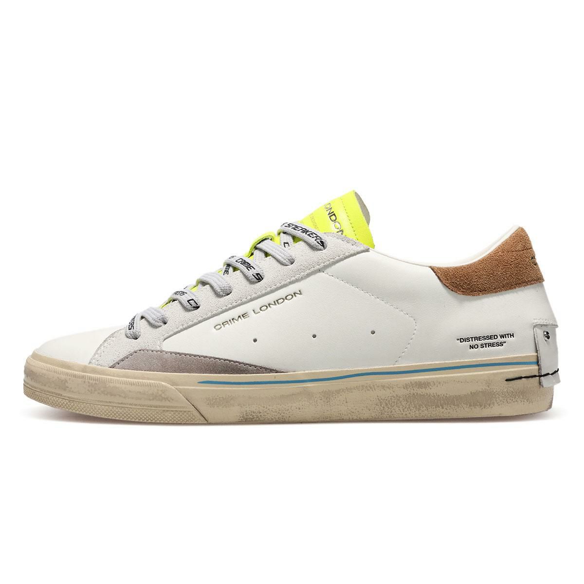 クライムロンドン メンズ スニーカー ディストレスト 2.0 イタリア製 CRIME LONDON