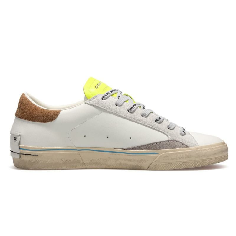 クライムロンドン メンズ スニーカー ディストレスト 2.0 イタリア製 CRIME LONDON