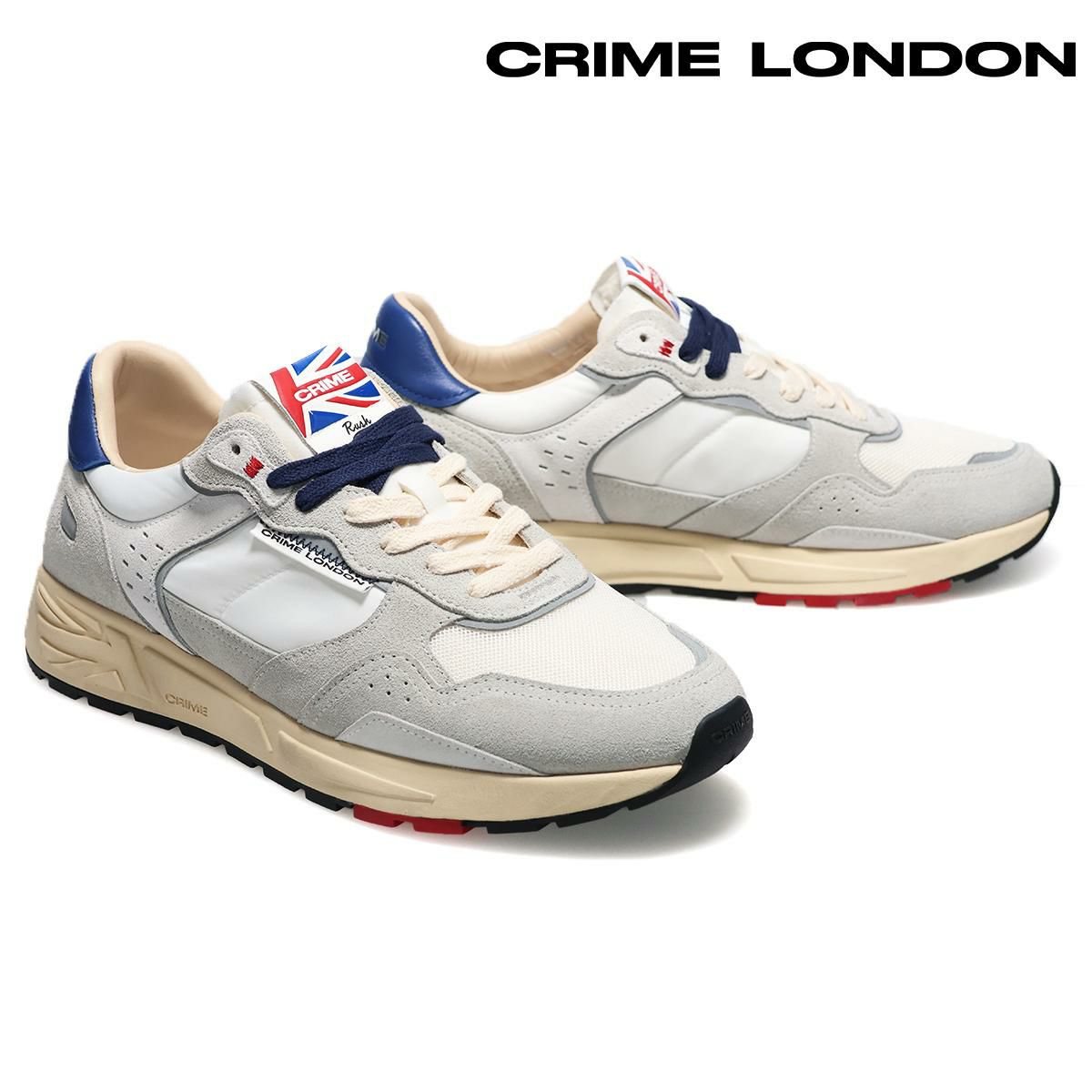 クライムロンドン メンズ スニーカー ラッシュ イタリア製 CRIME LONDON