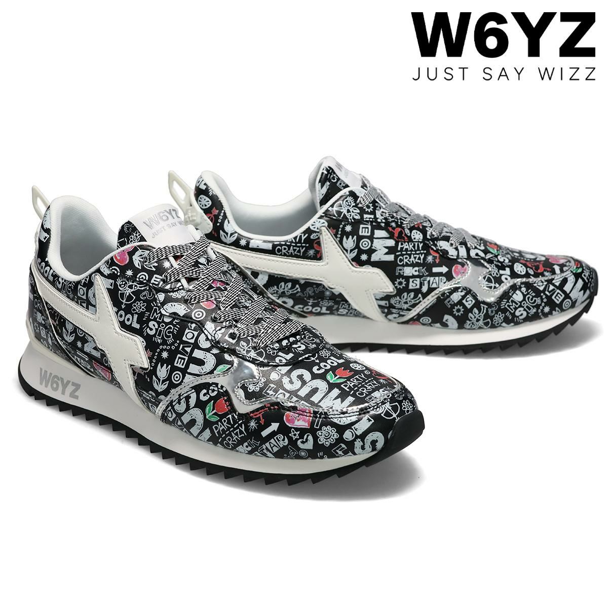 ウィズ メンズ スニーカー ジェットエム ブラック/マルチ W6YZ jm260-1a02g