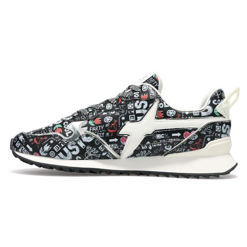 ウィズ メンズ スニーカー ジェットエム ブラック/マルチ W6YZ jm260-1a02g