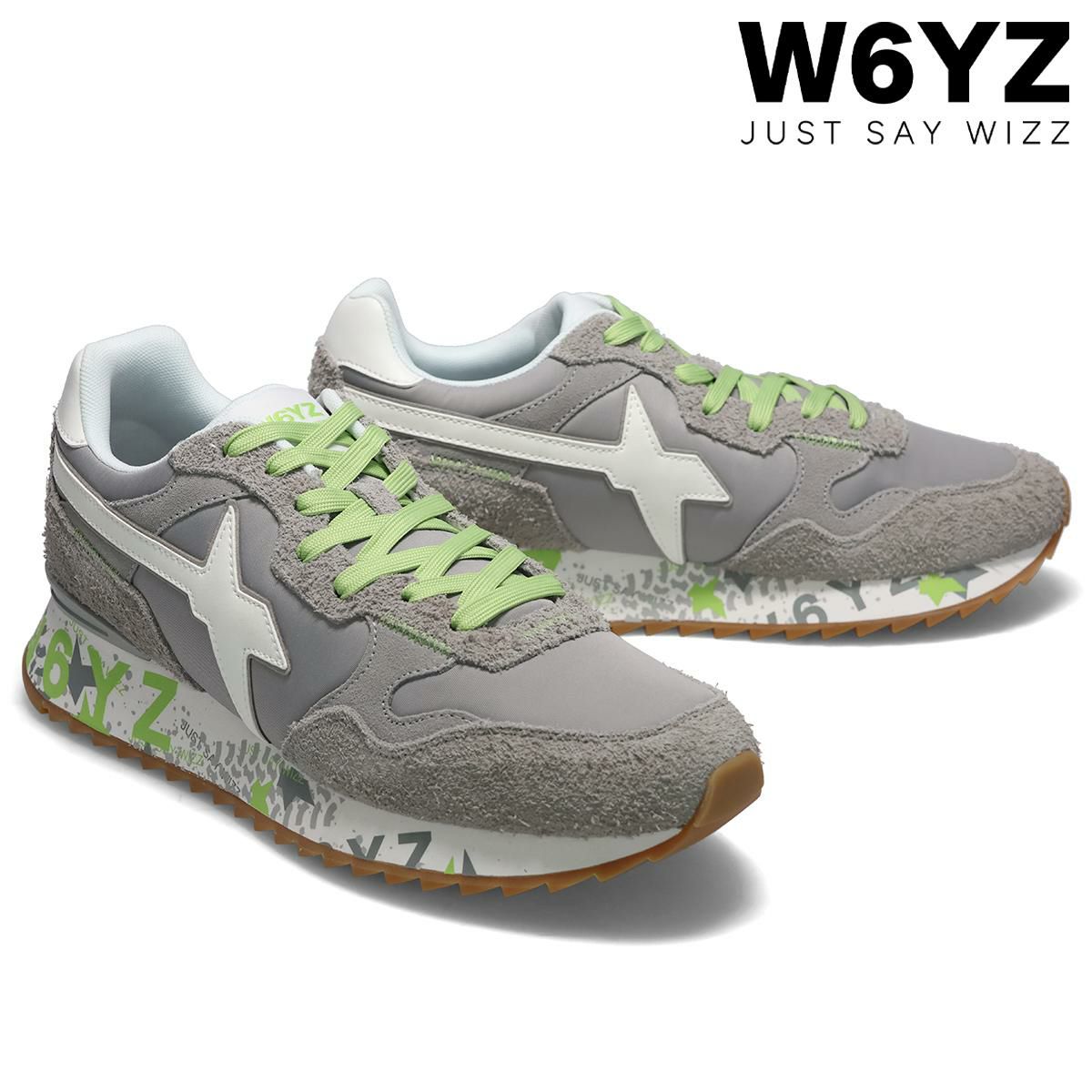 ウィズ メンズ スニーカー ヤックエム ライトグレー W6YZ ykm260-1b31