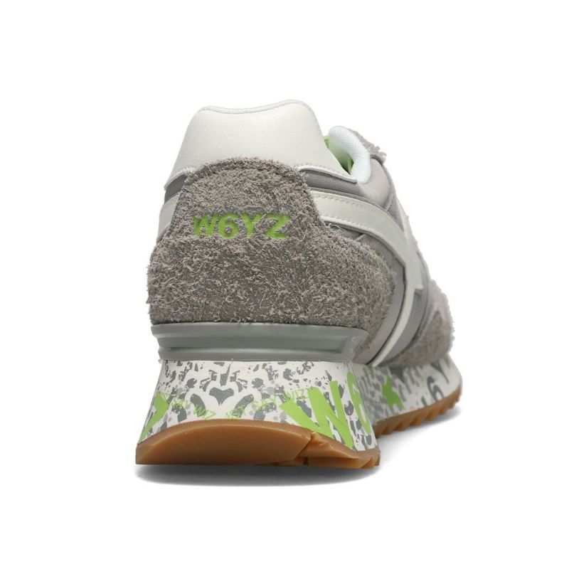 ウィズ メンズ スニーカー ヤックエム ライトグレー W6YZ ykm260-1b31