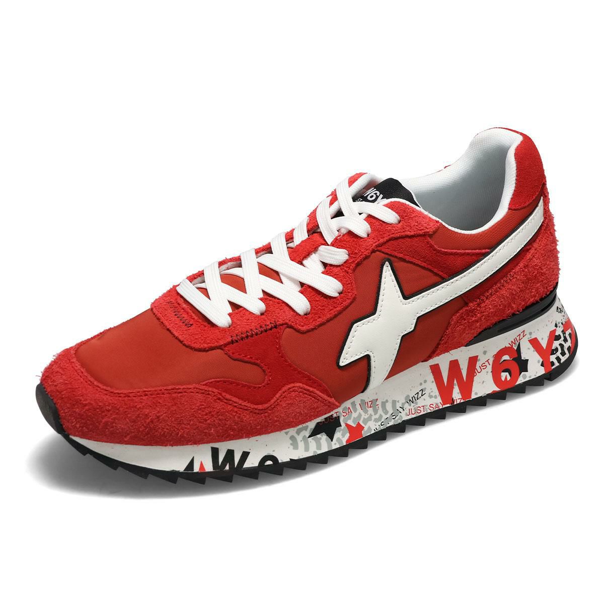  ウィズ メンズ スニーカー ヤックエム レッド W6YZ ykm260-1h09