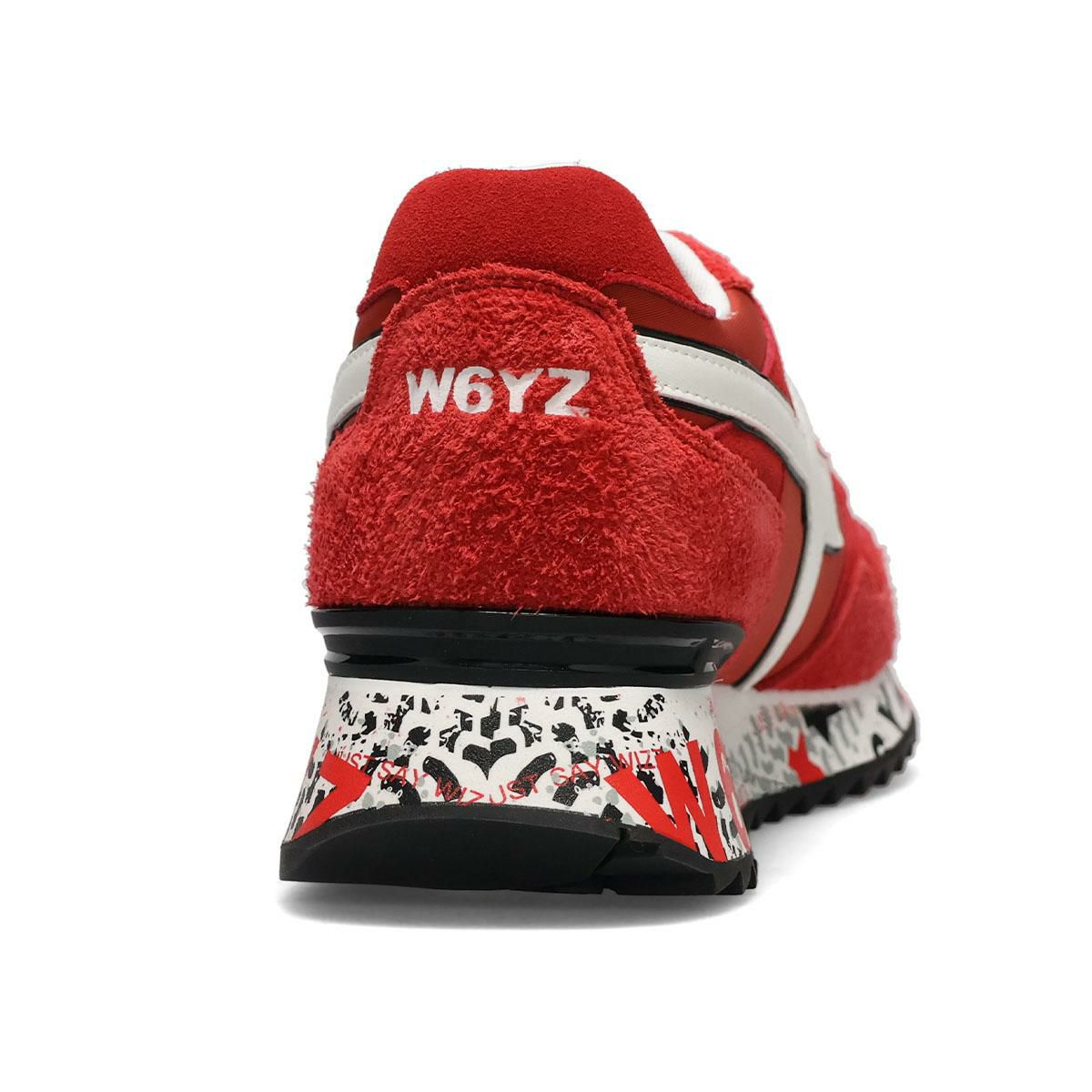  ウィズ メンズ スニーカー ヤックエム レッド W6YZ ykm260-1h09