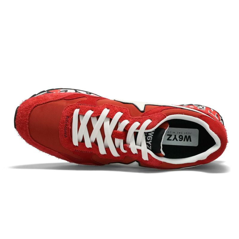  ウィズ メンズ スニーカー ヤックエム レッド W6YZ ykm260-1h09