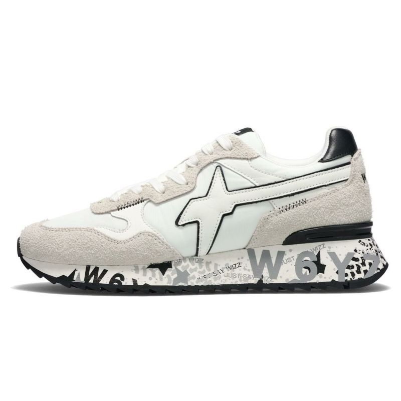 ウィズ メンズ スニーカー ヤックエム ホワイト/ブラック W6YZ ykm260-1n38