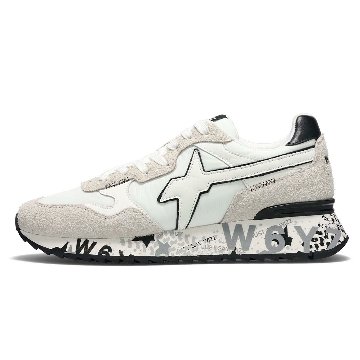 ウィズ メンズ スニーカー ヤックエム ホワイト/ブラック W6YZ ykm260-1n38