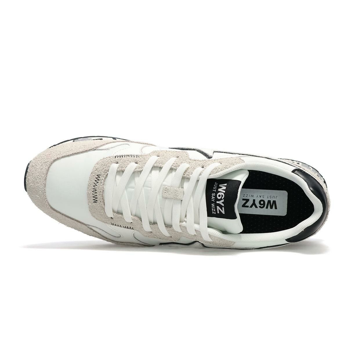 ウィズ メンズ スニーカー ヤックエム ホワイト/ブラック W6YZ ykm260-1n38