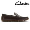 クラークス メンズ カジュアルシューズ コースリープレイン ブラック ダークブラウン Clarks