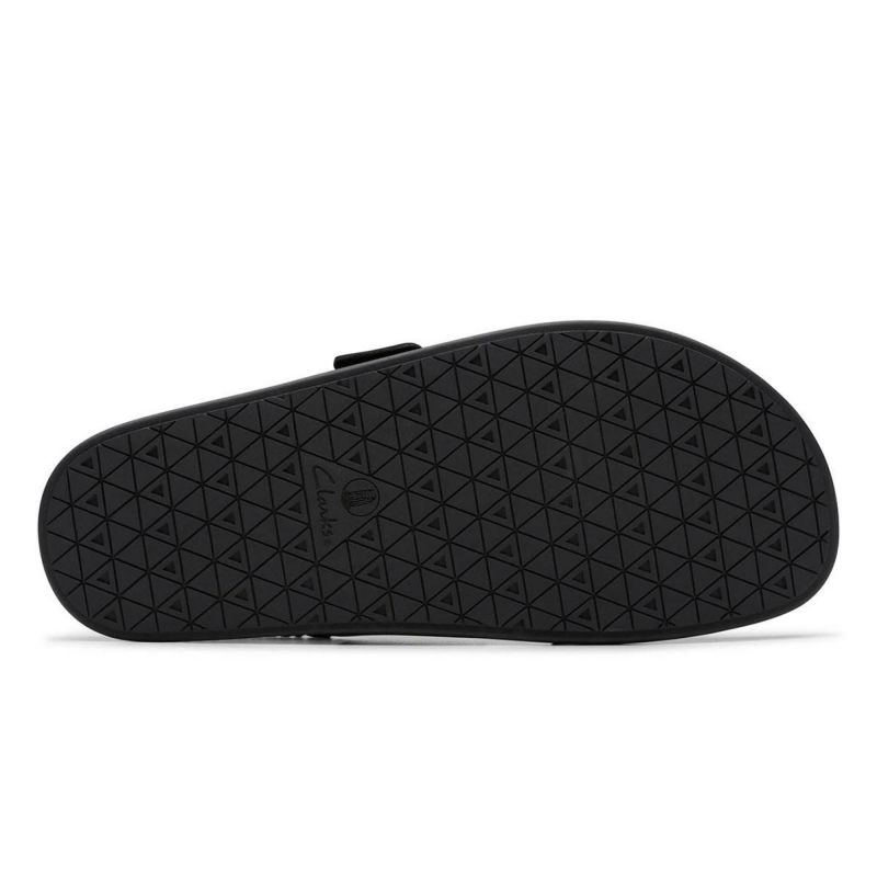 クラークス メンズ カジュアルシューズ トーフォードストラップ ブラック Clarks 26180896