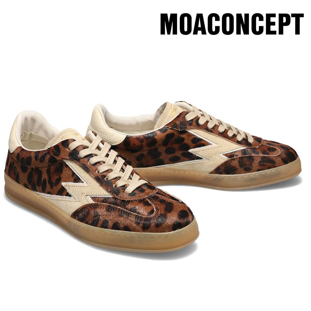 モアコンセプト メンズ レディース ユニセックス スニーカー クラブデラックス レオパード イタリア製 MOACONCEPT mg635co
