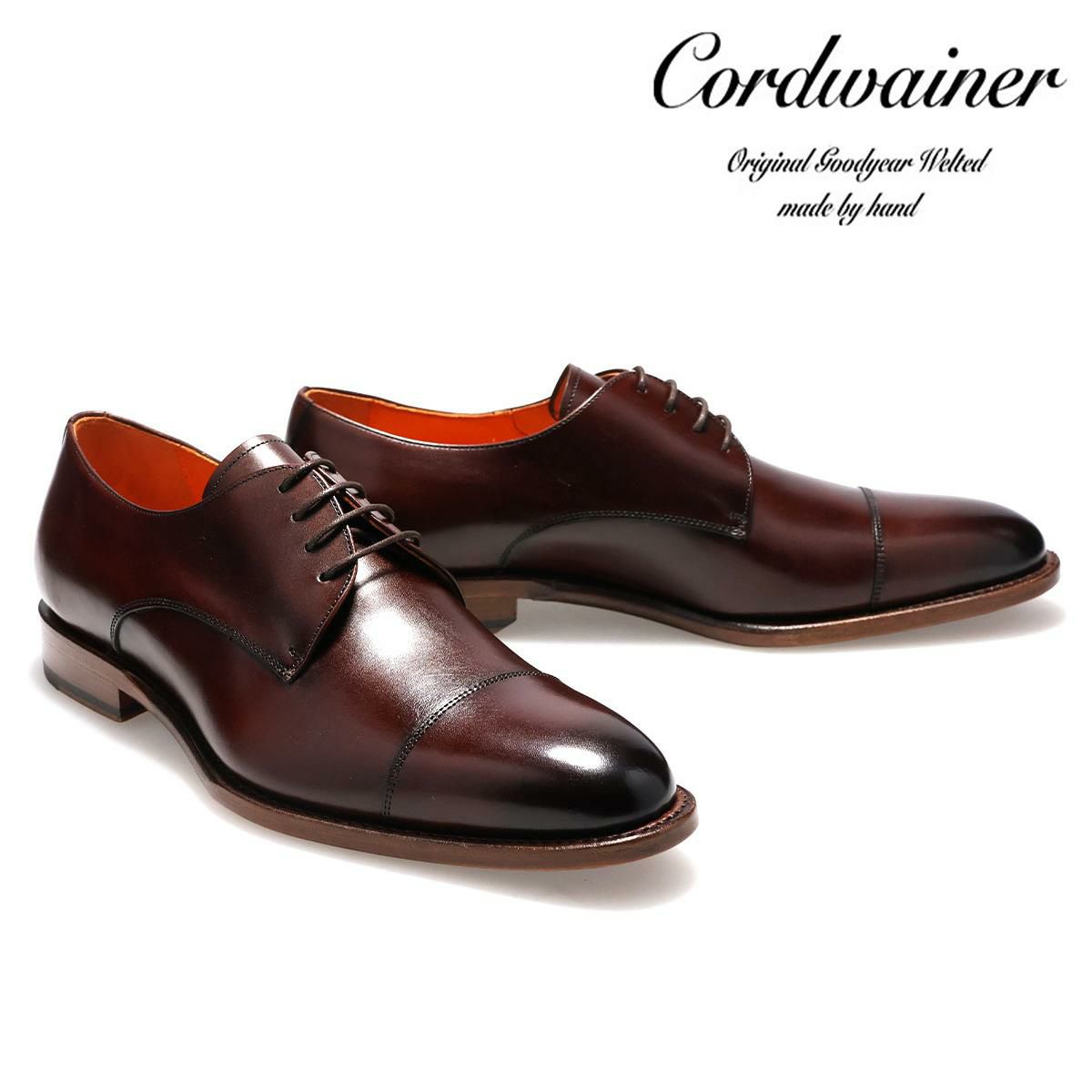 コードウェイナー メンズ ドレスシューズ 外羽根ストレートチップ Cordwainer qc17