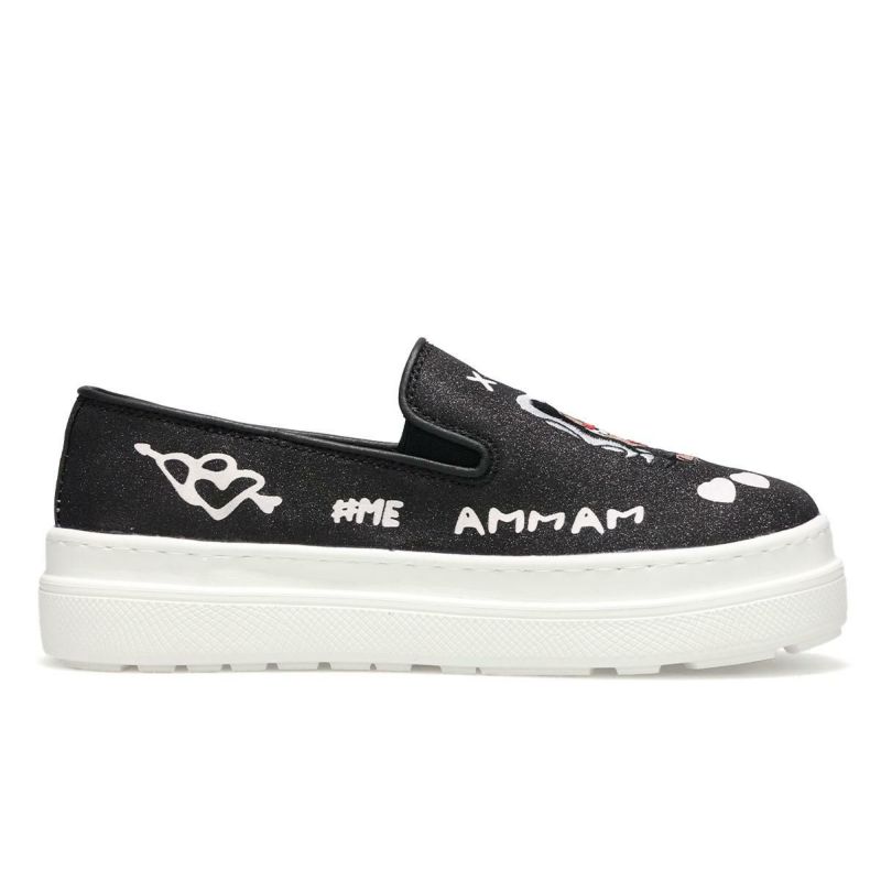 ジョイアンドマリオ レディース フェイスデザインスリッポン Joy & Mario 83693w