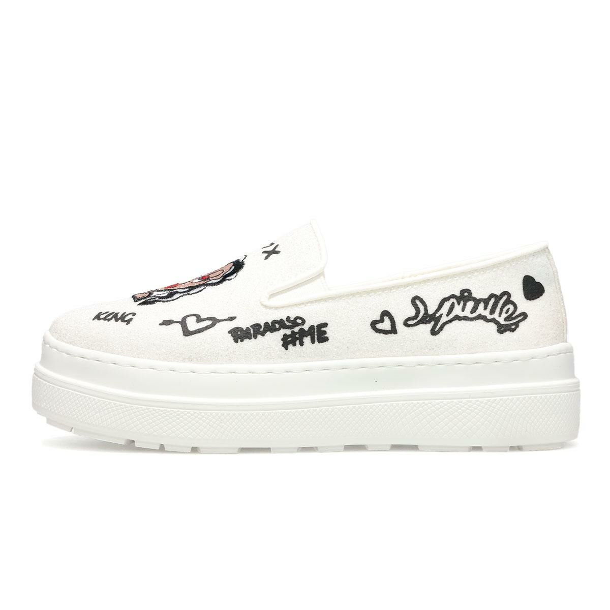 ジョイアンドマリオ レディース フェイスデザインスリッポン Joy & Mario 83693w