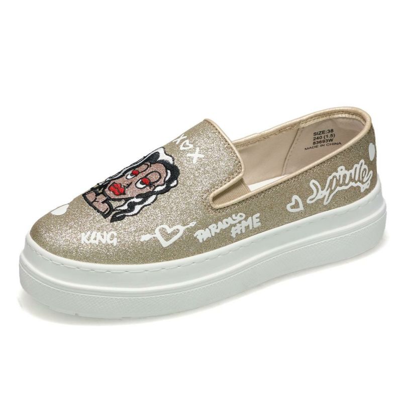 ジョイアンドマリオ レディース フェイスデザインスリッポン Joy & Mario 83693w