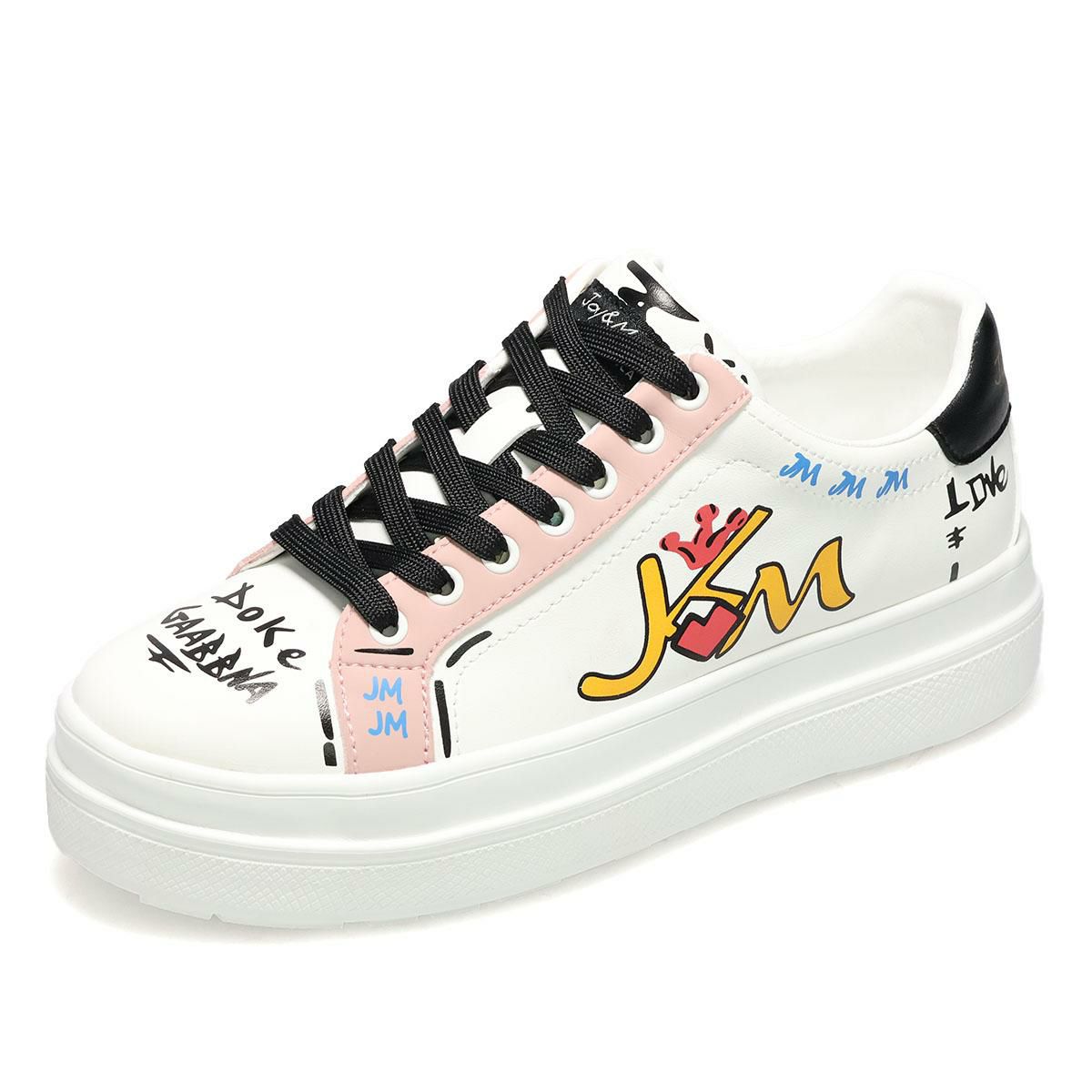 ジョイアンドマリオ レディース カラフルペイントデザインスニーカー Joy & Mario 83696w