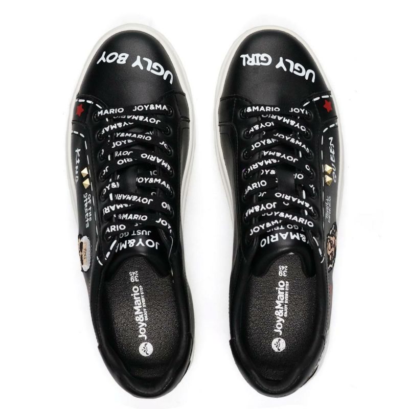 ジョイアンドマリオ レディース フェイスデザインスニーカー Joy & Mario 83700w