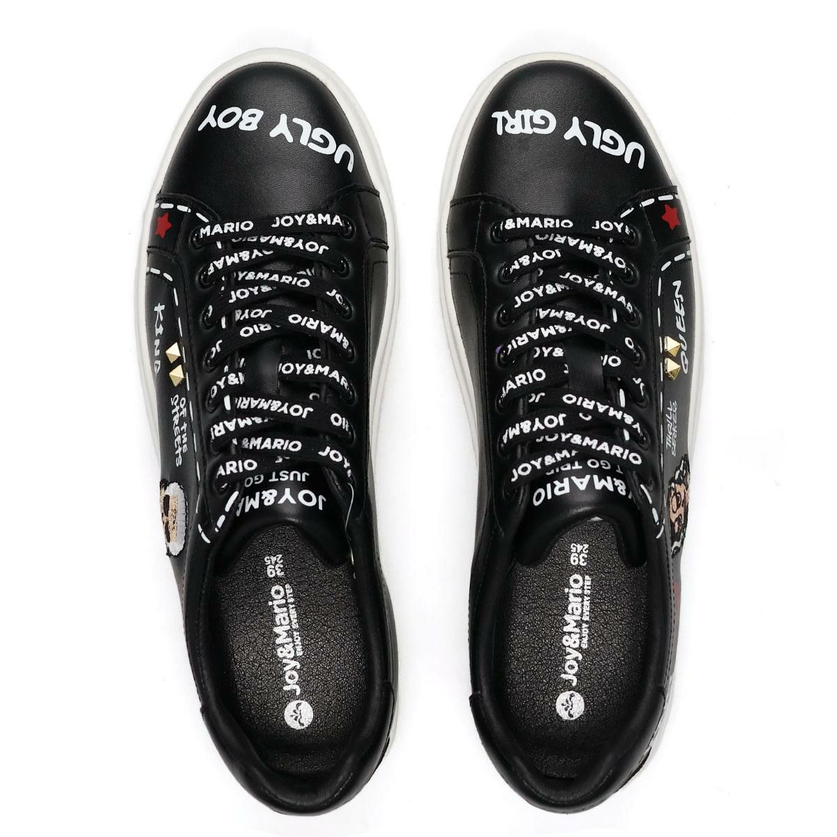ジョイアンドマリオ レディース フェイスデザインスニーカー Joy & Mario 83700w